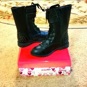 Josmo black girls boots.